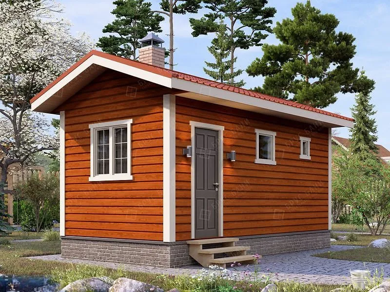 Баня из бруса Владимир 3x6 Баня из бруса Владимир 3x6