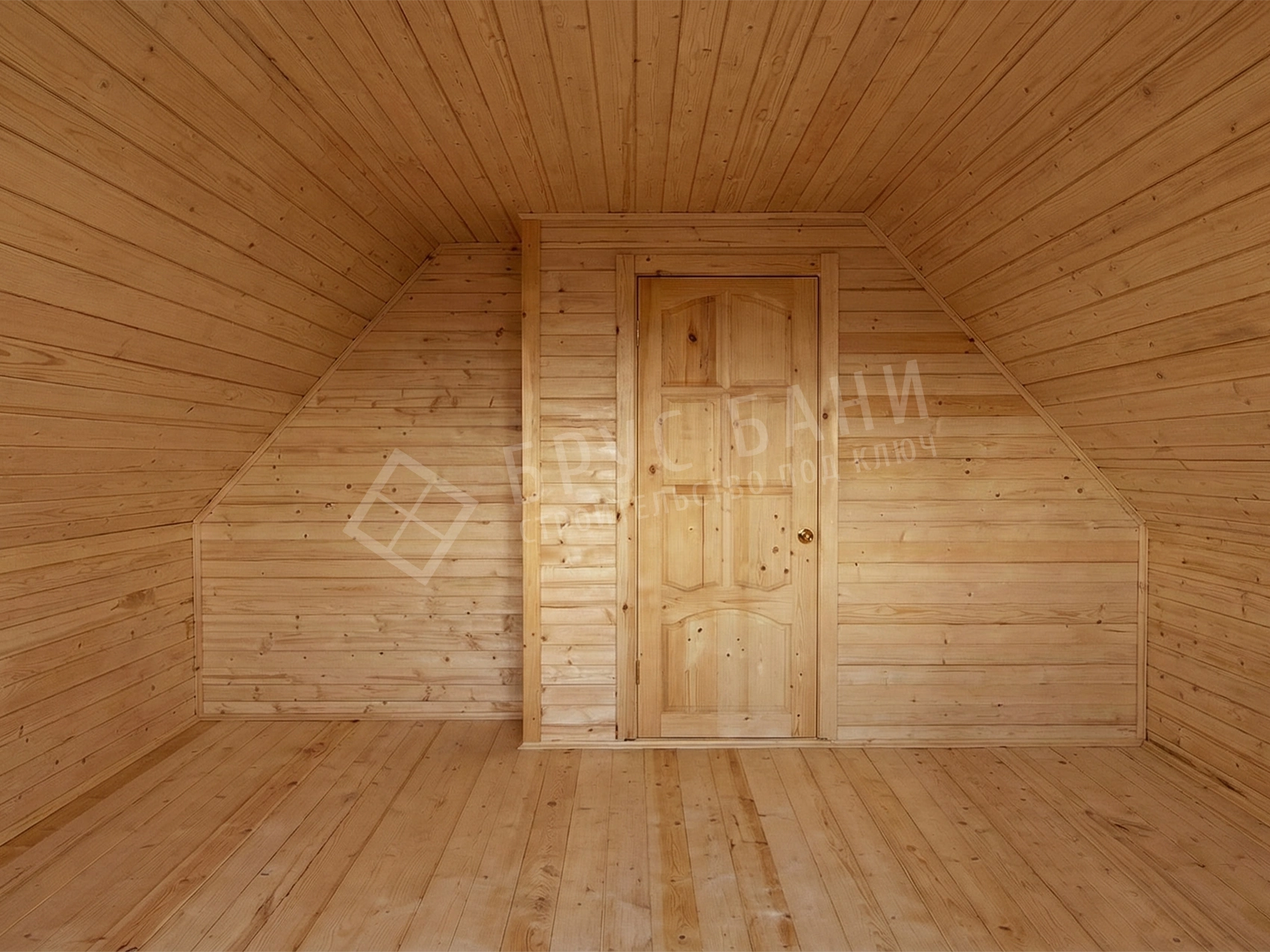 Внутренняя отделка мансарды