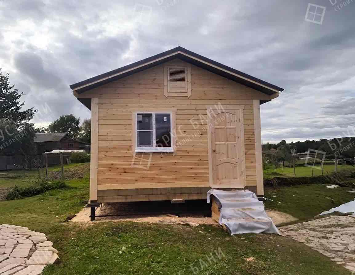 Баня из бруса 4.5х5 Волхов