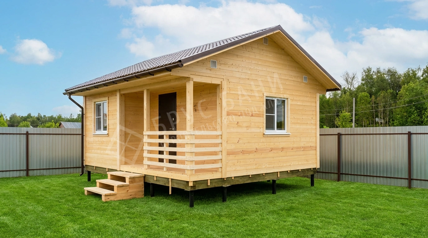 Каркасная баня 5х7 Скопин