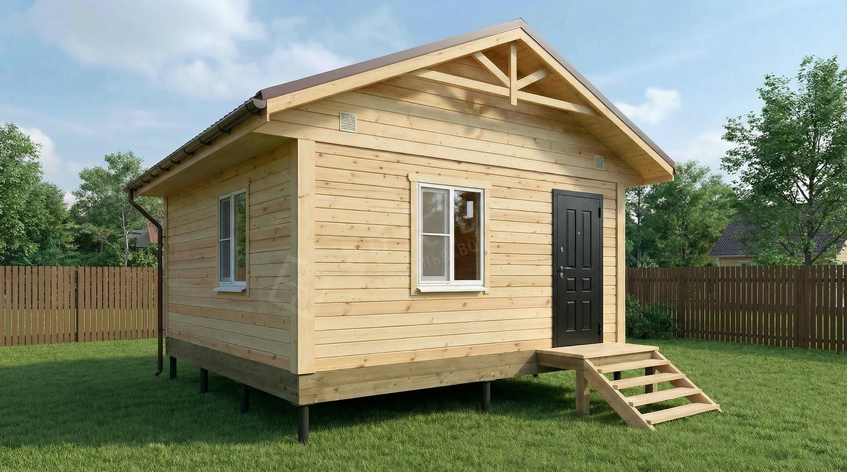 Баня из бруса 5х6 Тутаев