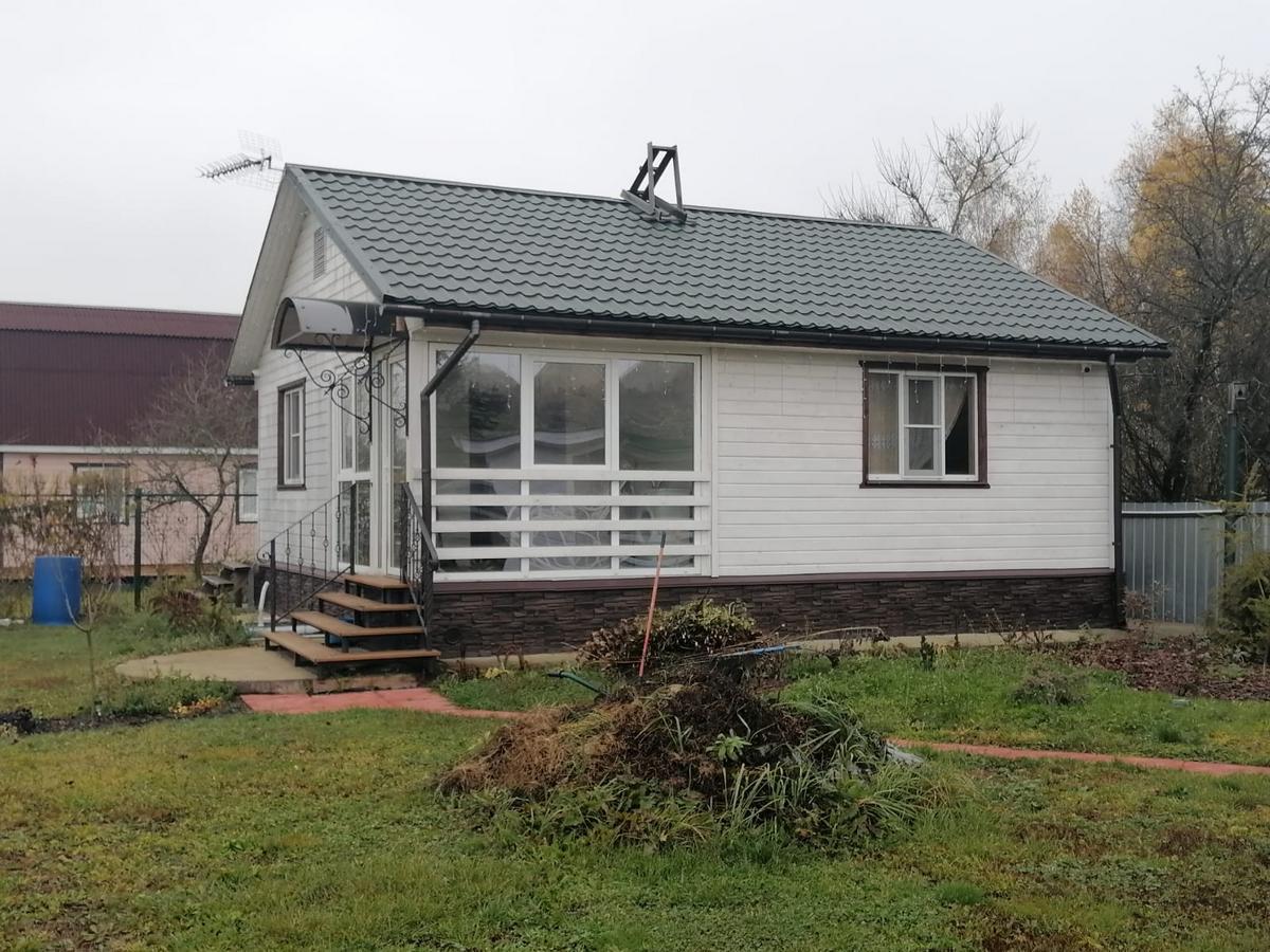 Каркасная баня 7х8 спустя три года после постройки