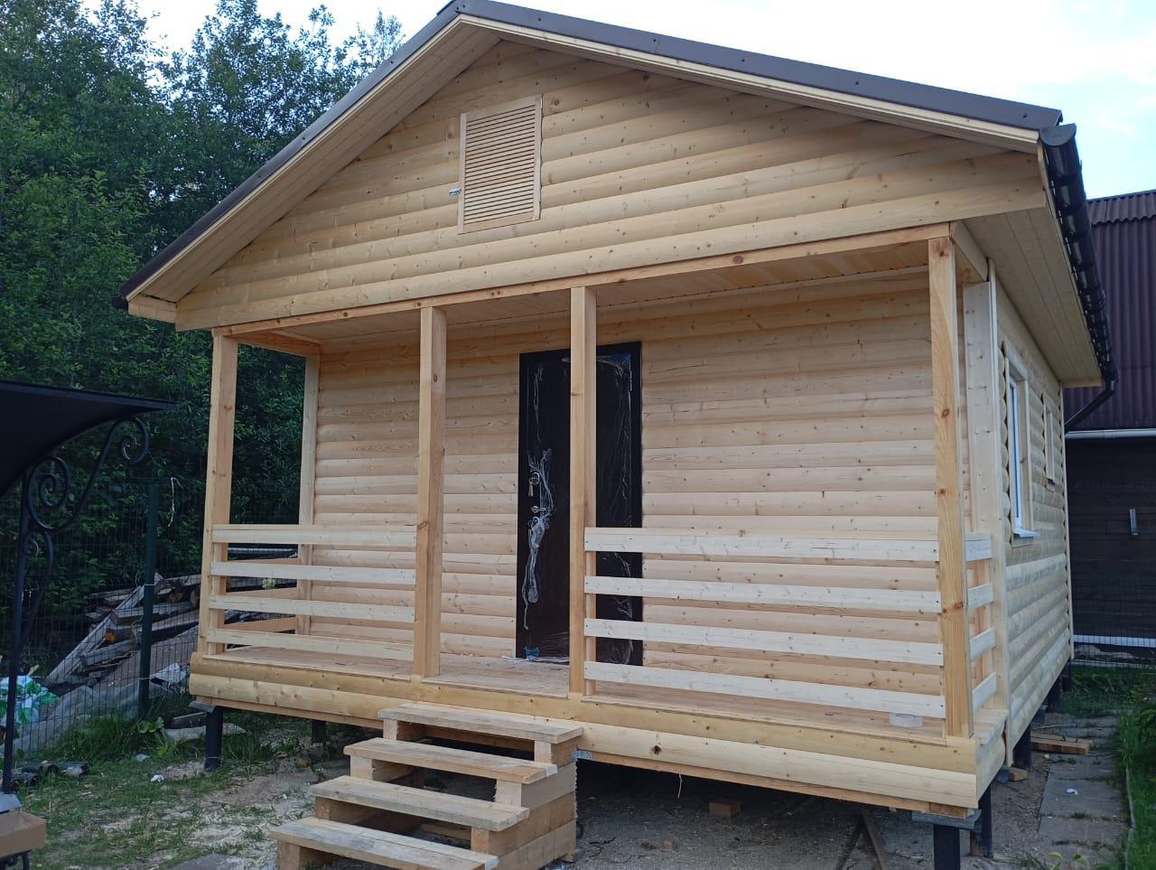 Каркасная баня 4x6 - фото 2