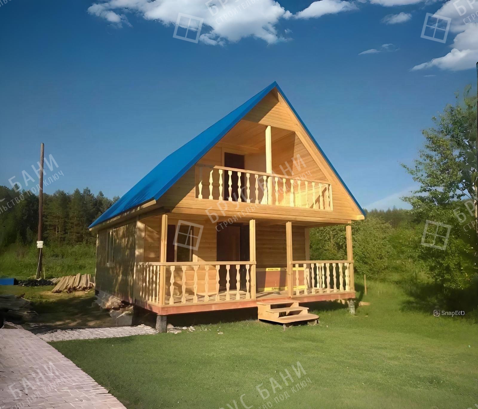 Баня из бруса  6х6 Всеволожск