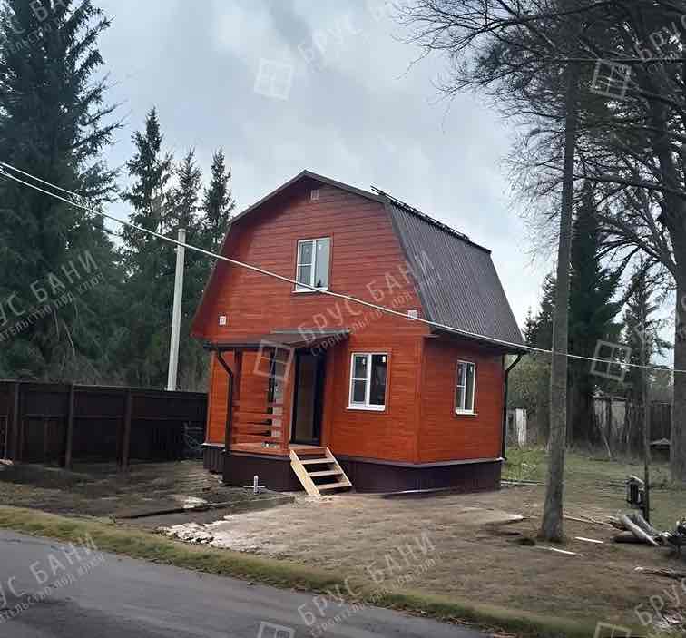 Каркасная баня 4х6 Гатчина