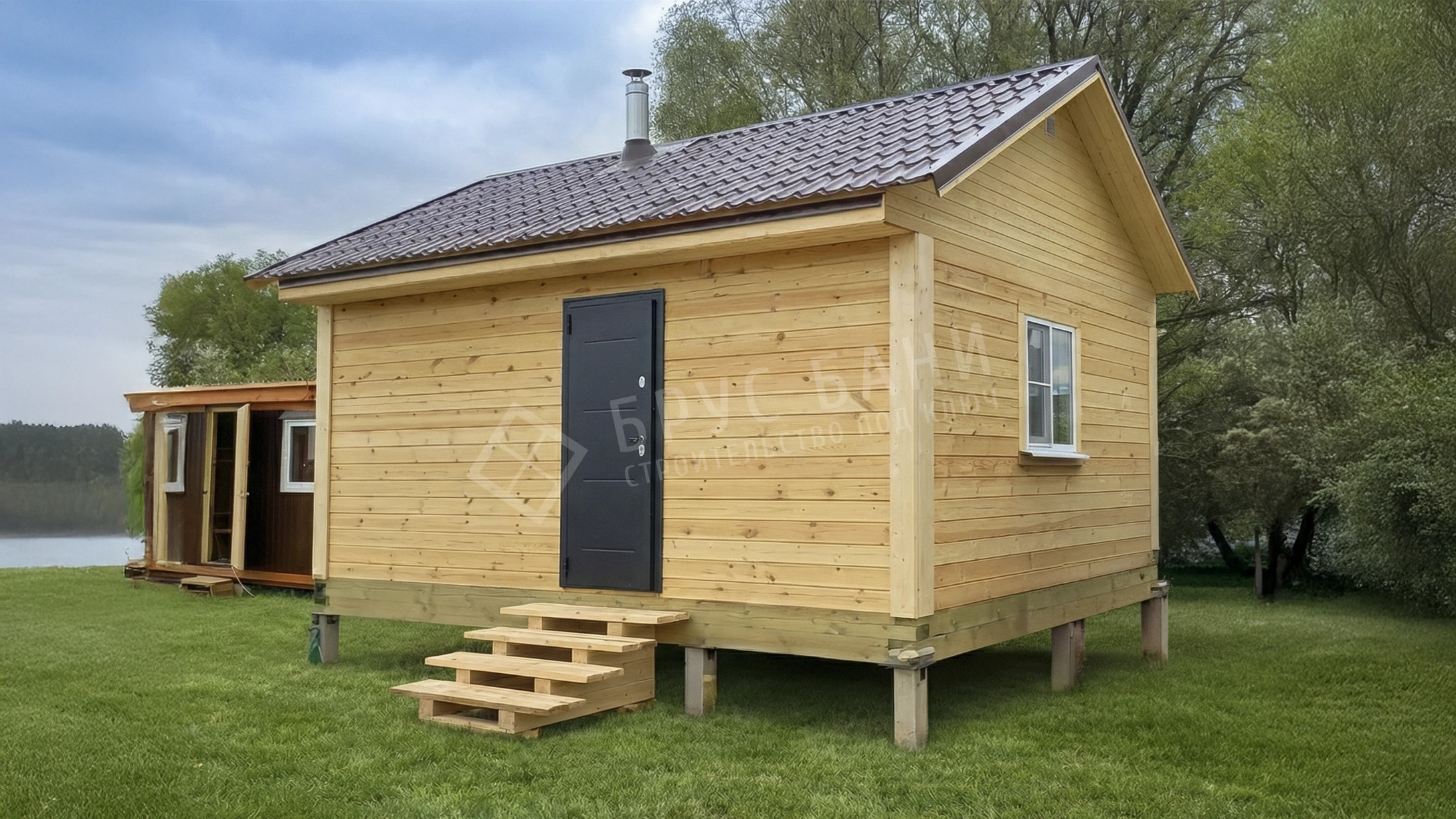 Баня из бруса 4х6 Жуков