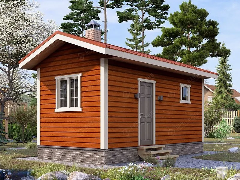 Баня из бруса Кашин 3x6 Баня из бруса Кашин 3x6