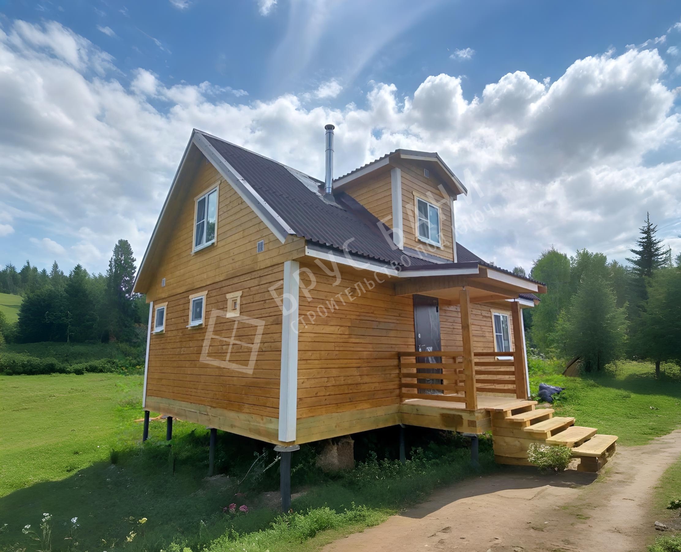 Баня из бруса 6х9 Сергиев Посад